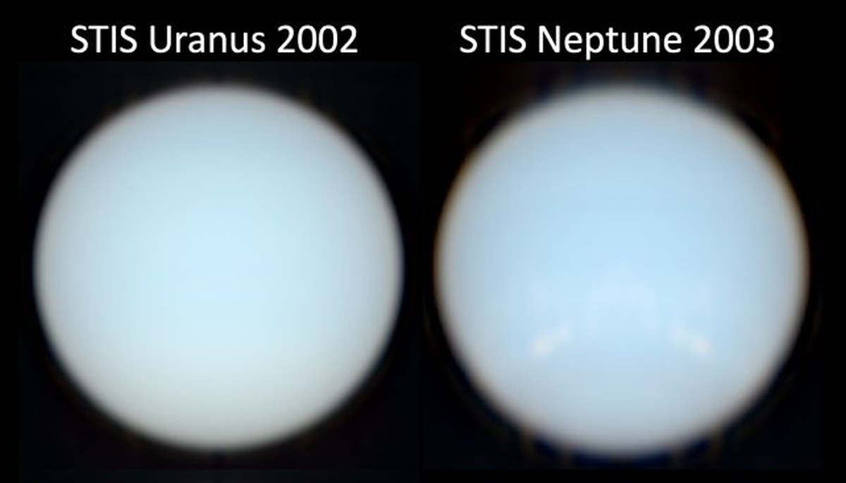 Neptun i Uran kolor