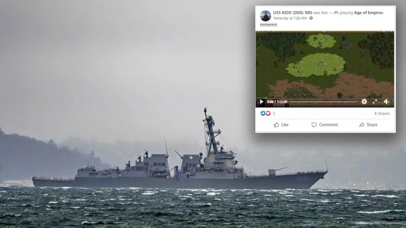 Co tam się stało? Age of Empires streamowane na fanpage’u okrętu US Navy