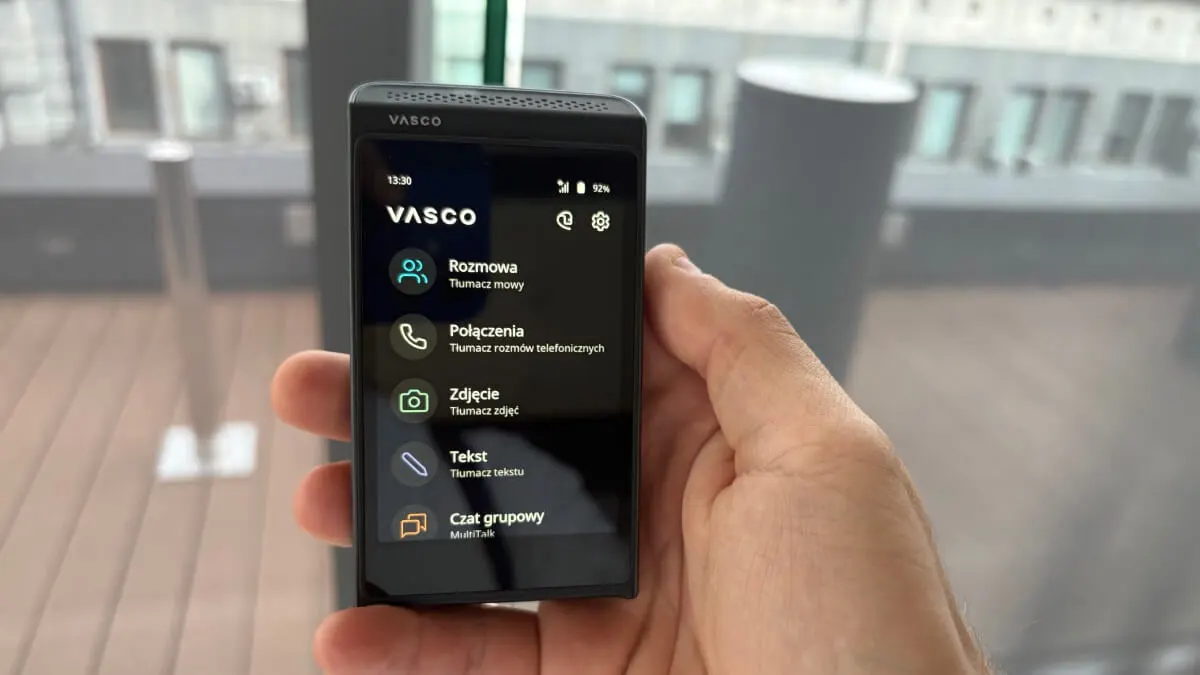 Vasco Q1 to nowy translator. Kupiły mnie te dwie funkcje