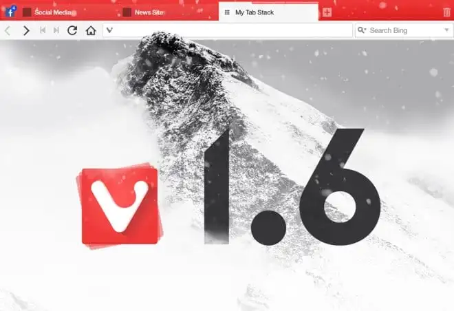 Przeglądarka Vivaldi 1.6 z powiadomieniami kart już dostępna