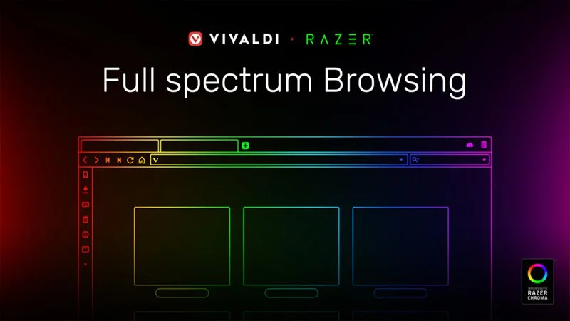 Przeglądarka Vivaldi od teraz w wersji 2.5 – pojawiła się integracja z podświetleniem Razer Chroma