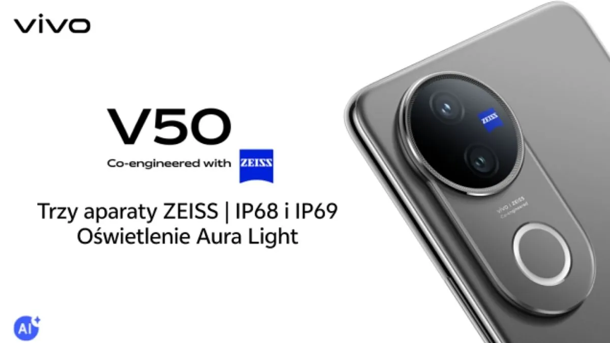 Nowy model Vivo V50 oficjalnie dostępny w Polsce i to w promocji