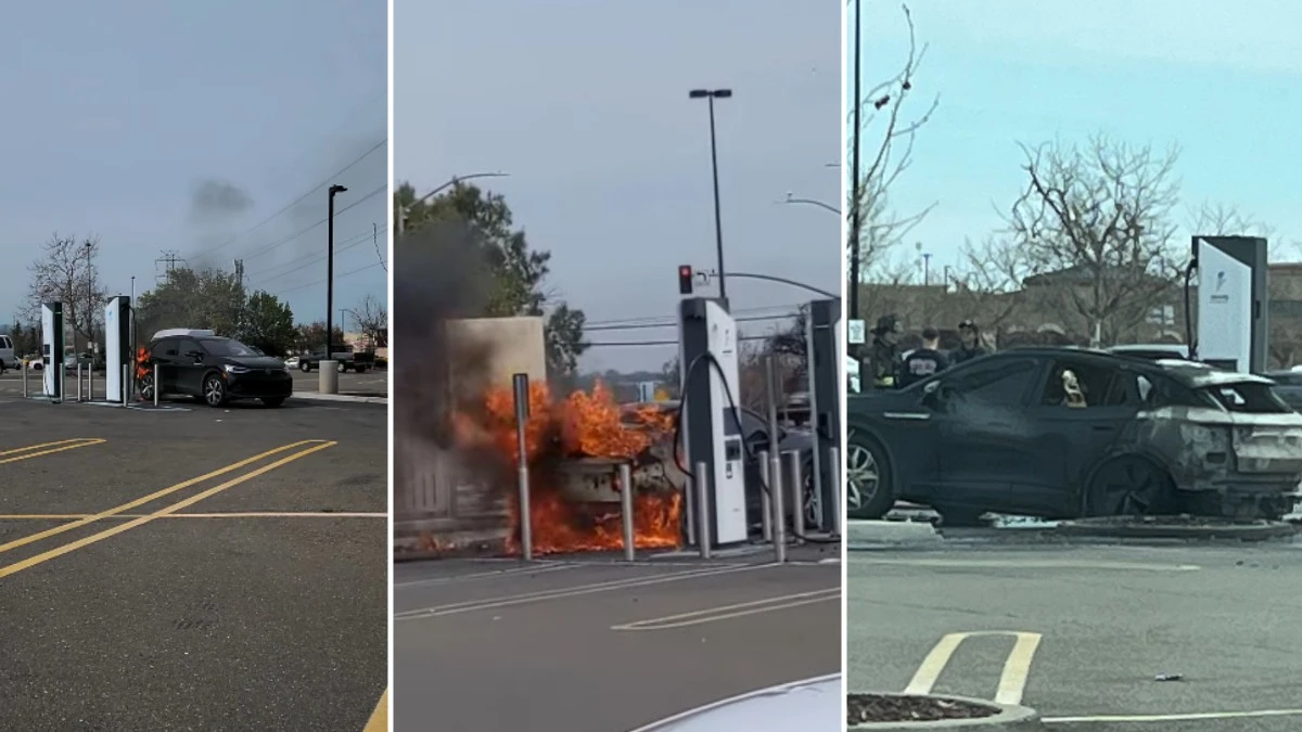 Volkswagen ID.4 spłonął w trakcie ładowania. To nie pierwszy raz