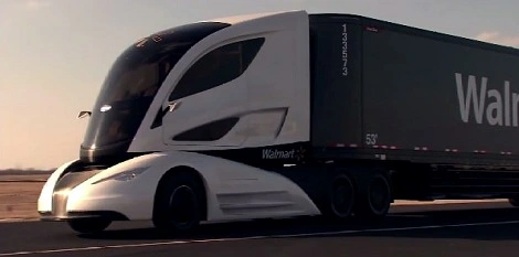 Walmart pracuje nad futurystyczną ciężarówką