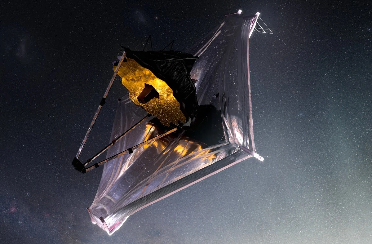 To zdjęcie z Teleskopu Jamesa Webba wygląda jak wrota do innego wymiaru