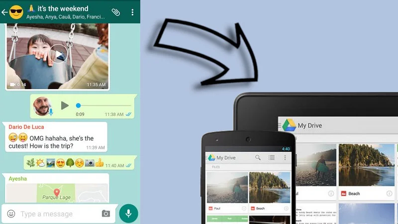 Kopia zapasowa WhatsApp za darmo i bez limitu miejsca na Dysku Google