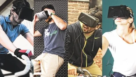 Widerun – zobacz połączenie roweru z goglami wirtualnej rzeczywistości!