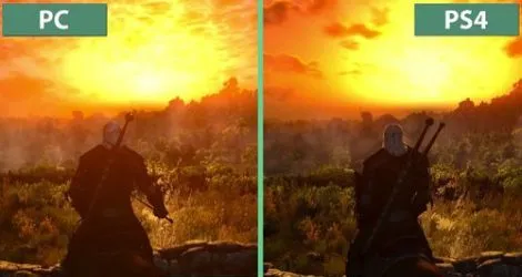 Wiedźmin 3: Porównanie grafiki w PS4 oraz PC (wideo)