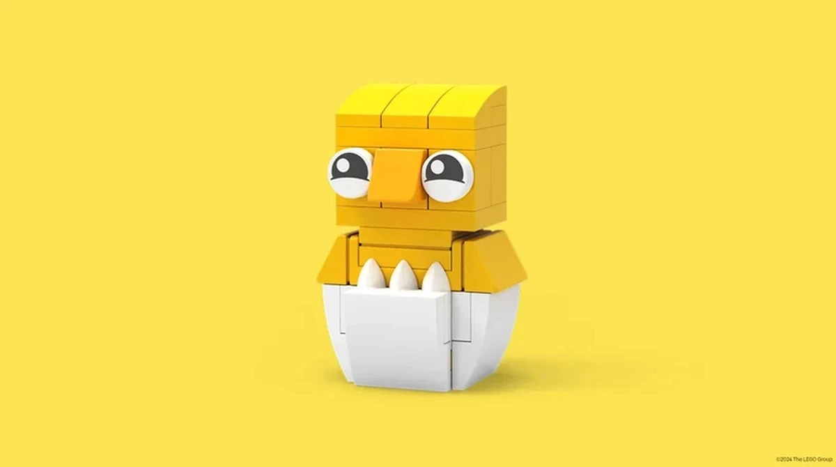 Darmowy zestaw LEGO na Wielkanoc - wielkanocny kurczak