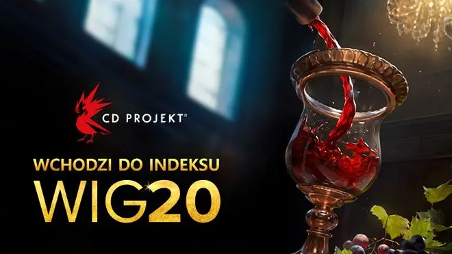 CD Projekt trafia do indeksu giełdowego WIG20