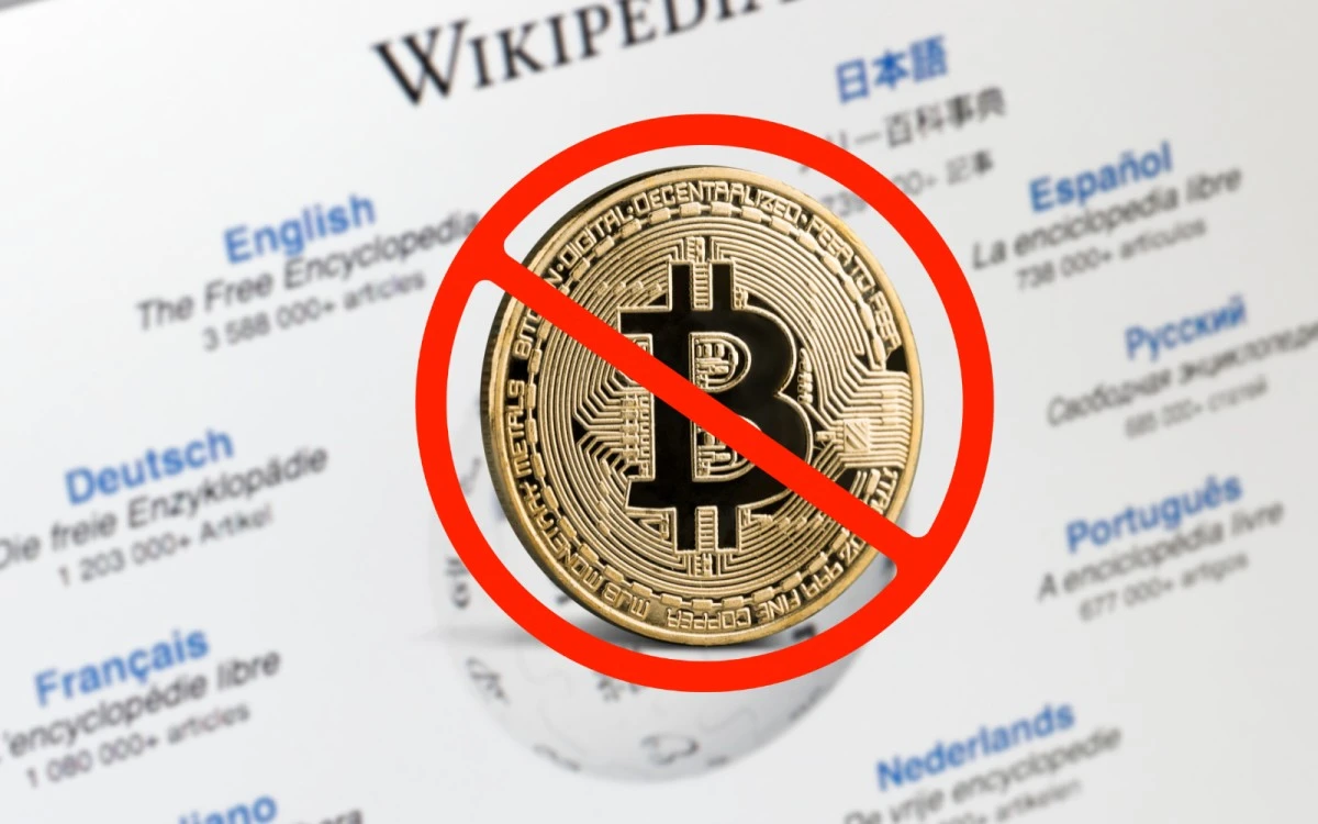 To już oficjalne. Wikipedia przestaje akceptować darowizny w postaci kryptowalut
