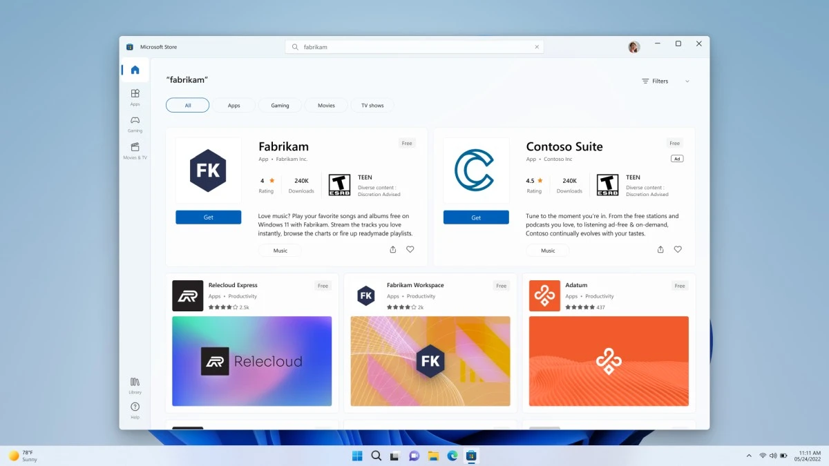 Microsoft od teraz testuje reklamy w Microsoft Store