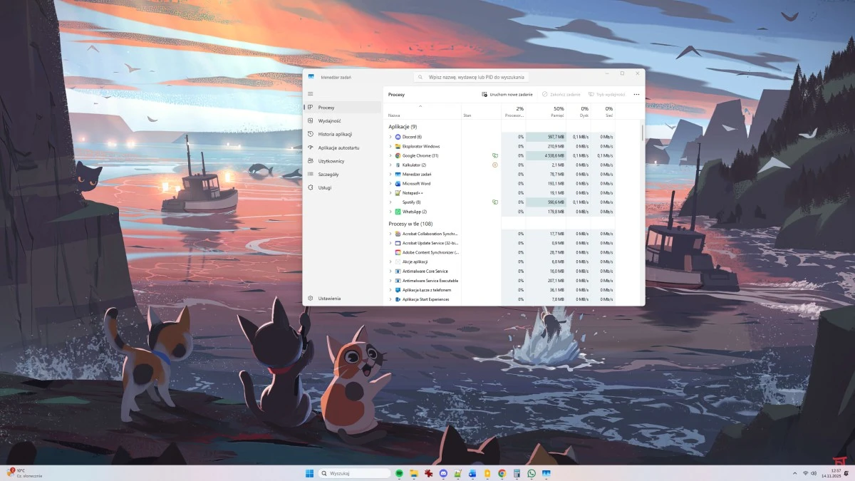 Windows 11 spowalnia przez błąd menedżera zadań. Tak zwolnisz RAM i CPU