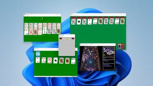 Windows 11 - gry systemowe z Windows XP