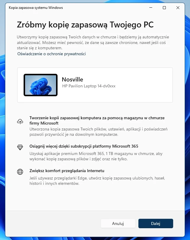 Windows 11 z nową aplikacją. Banalny transfer danych na drugi PC