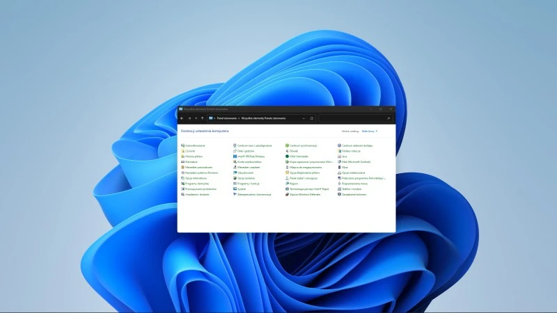 Zainstalowałam Windows 11. Panel sterowania nadal mnie prześladuje