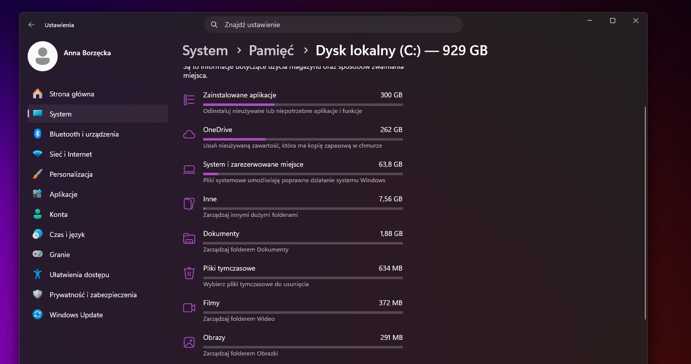Windows 11 miejsce na dysku