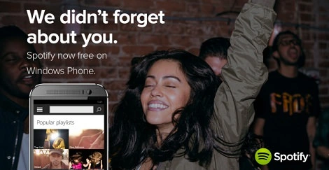 Spotify na Windows Phone w końcu za darmo!
