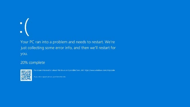 Niebieski ekran śmierci w Windows znów będzie nas straszył