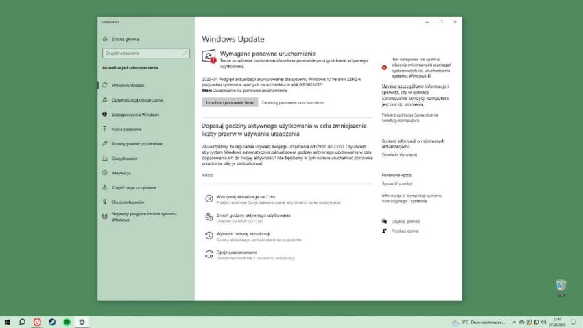 Windows 10 przechodzi na emeryturę. To koniec aktualizacji zawartości