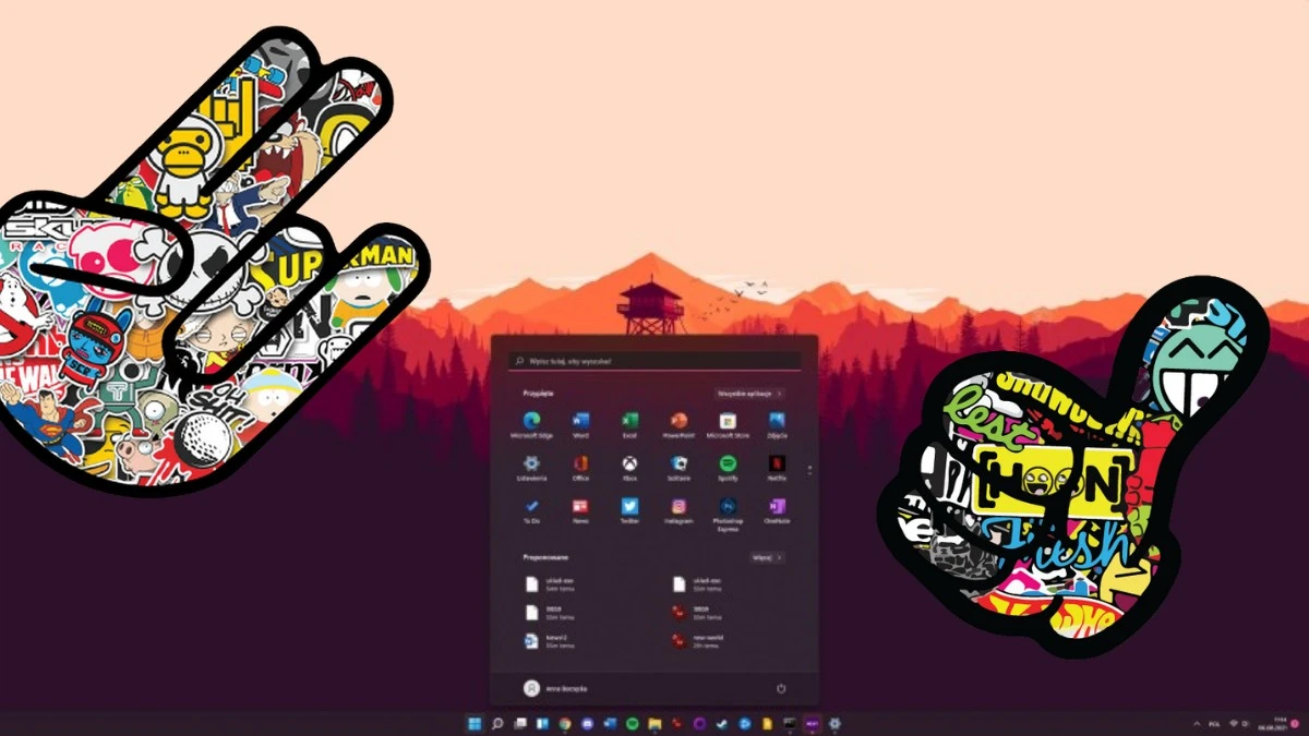 Ukryte naklejki na Pulpit w Windows 11. Zobacz, jak je włączyć