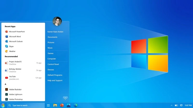 Windows 7 2020. Koncept ładniejszy niż Windows 10? (wideo)