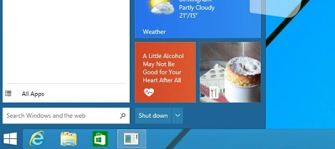 Windows 9: Menu Start będzie automatycznie zmieniać kolory!