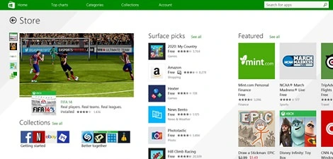Microsoft odświeża wygląd Windows Store