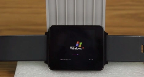 Windows XP uruchomiony na… zegarku (wideo)