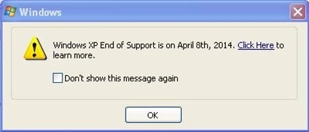 Windows XP koniec wsparcia