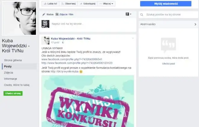 Kuba Wojewódzki oddaje swoje Lamborghini? Kolejny przekręt na Facebooku