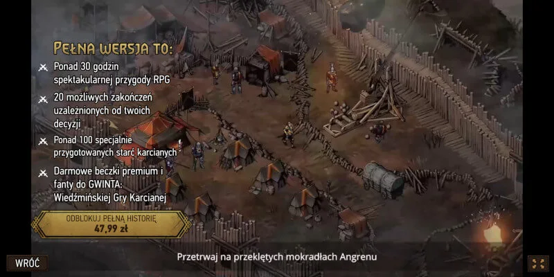 Wojna Krwi: Wiedźmińskie Opowieści w końcu na Androidzie