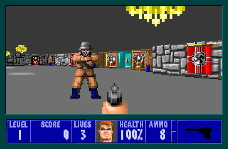 Demo Wolfenstein 3D z ray tracingiem wygląda intrygująco