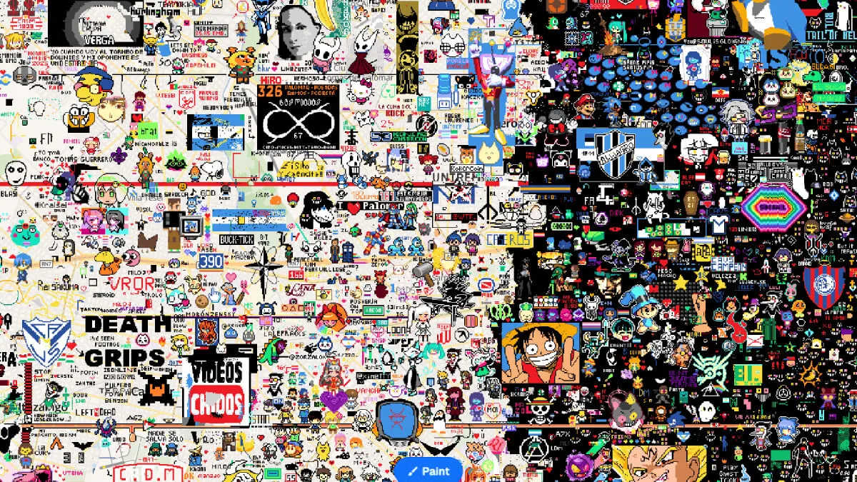 Wplace to miejsce, które przypomni Wam czasy starego internetu