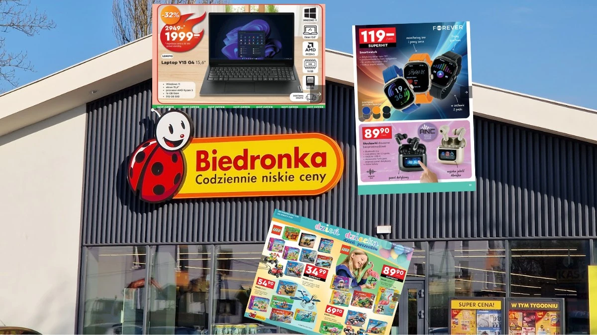 Wyprzedaż w Biedronce: inwazja LEGO, tani laptop i niespodzianka dla Żugajek