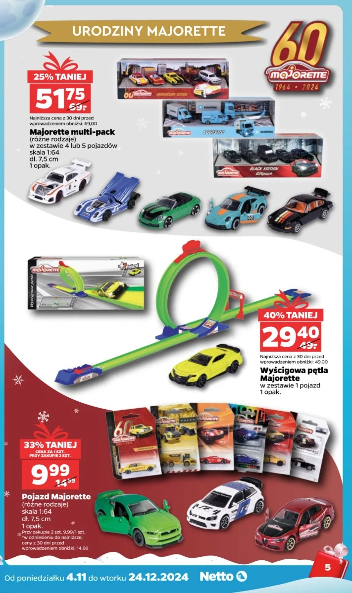 Wyprzedaż w Netto na święta lego zabawki