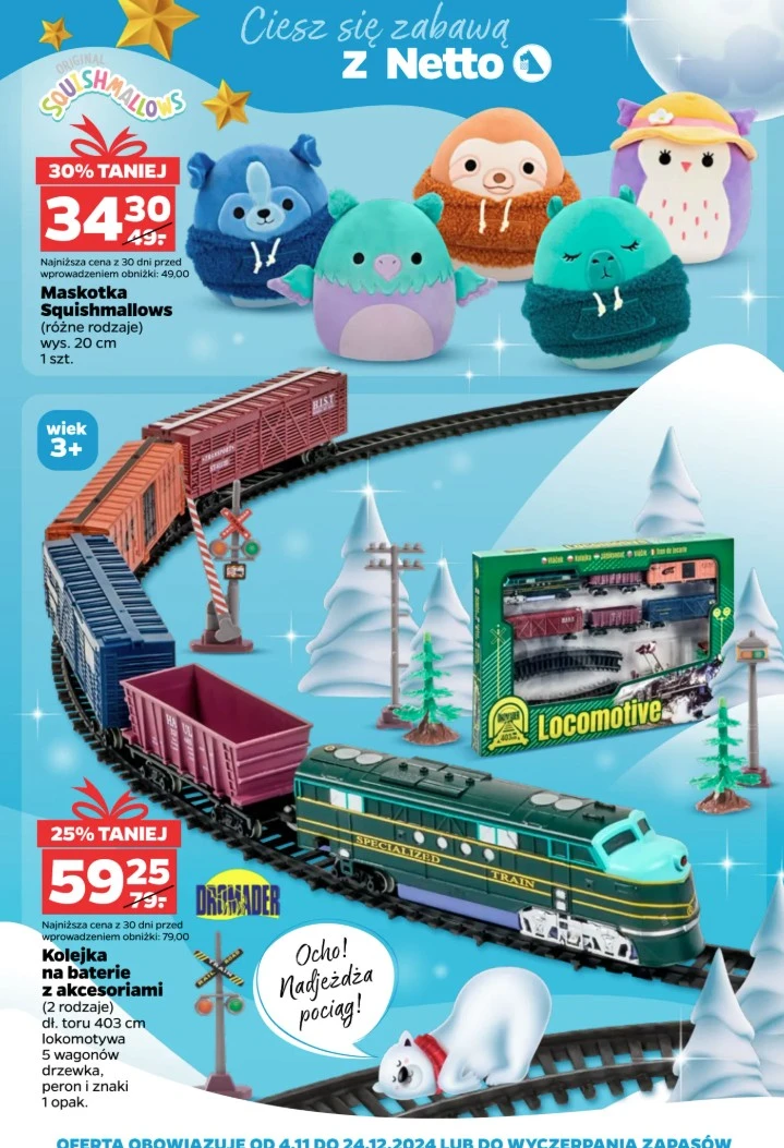 Wyprzedaż w Netto na święta lego zabawki