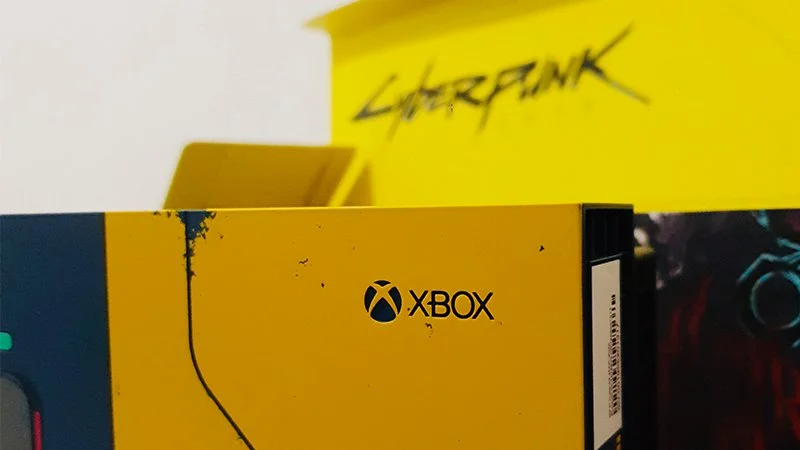 Xbox One X w wersji Cyberpunk 2077 na pierwszych zdjęciach