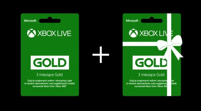 Kup 3-miesięczny abonament Xbox Live Gold, a kolejny dostaniesz za darmo