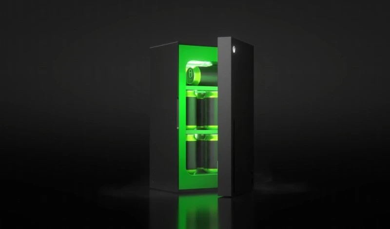 Microsoft prezentuje lodówkę w kształcie Xbox Series X
