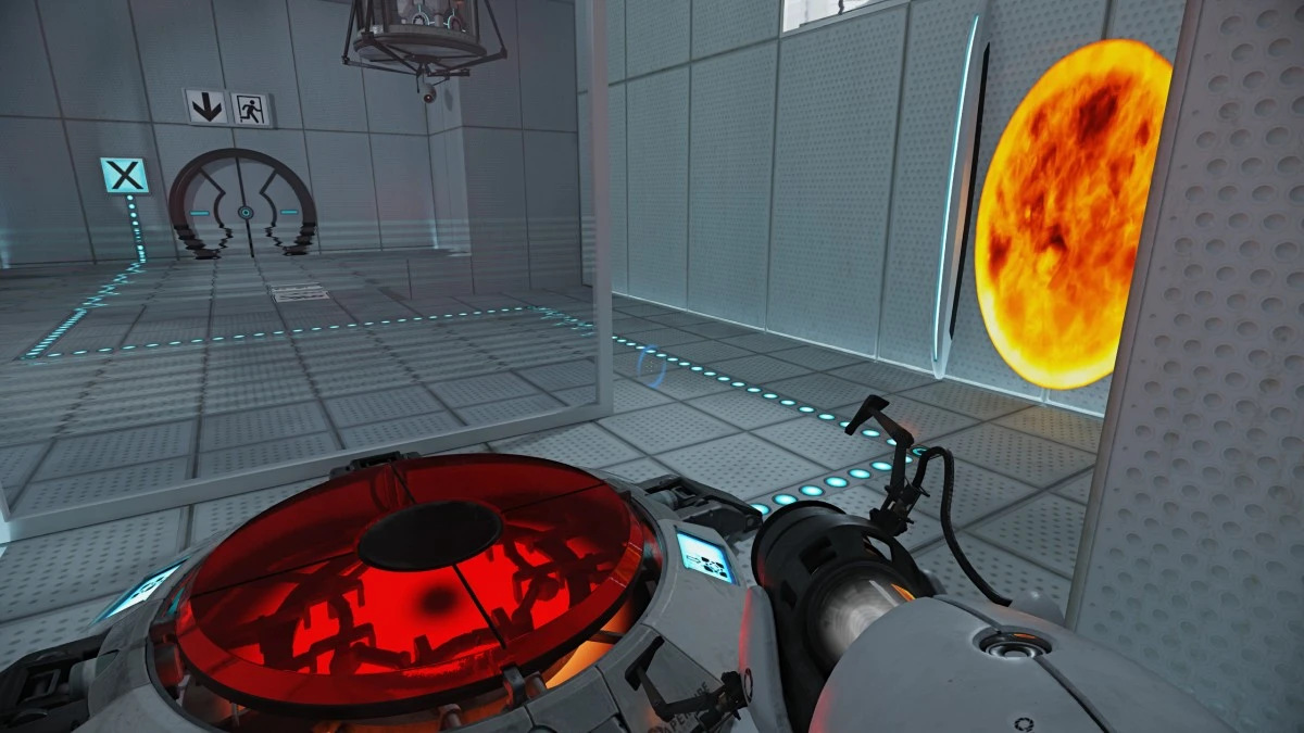 Portal with RTX path tracing