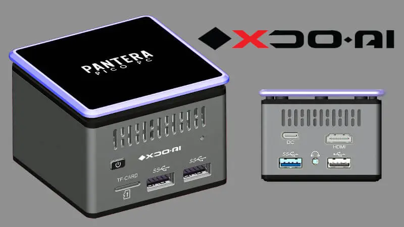 MiniPC na bogato. XDO Pantera Pico PC – więcej USB, LED i stacja dokująca