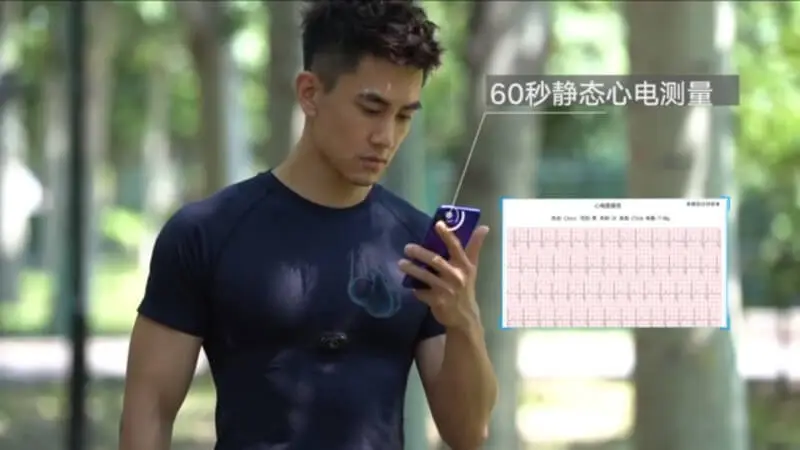 Sportowa koszulka Xiaomi Mijia Cardiogram T-Shirt zmierzy EKG
