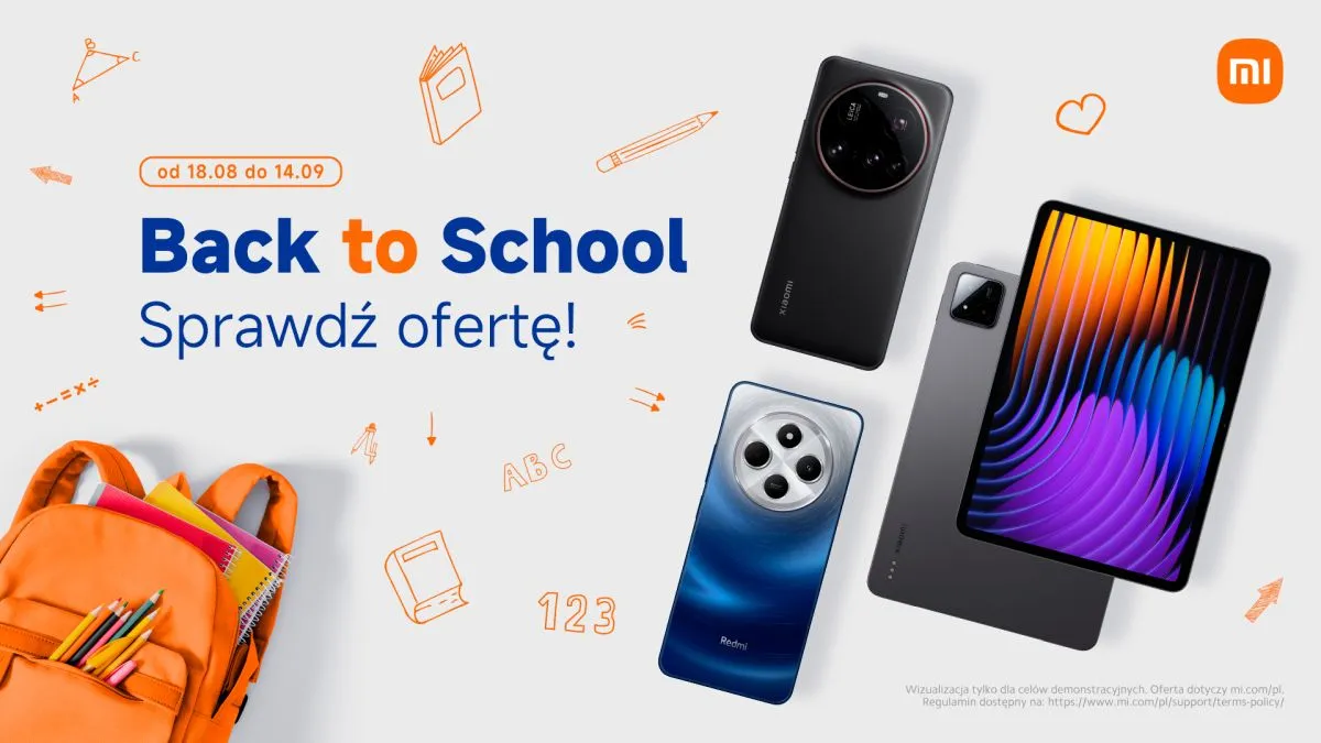 Promocja Back to School Xiaomi. Tanie smartfony i gratisy do 14 września