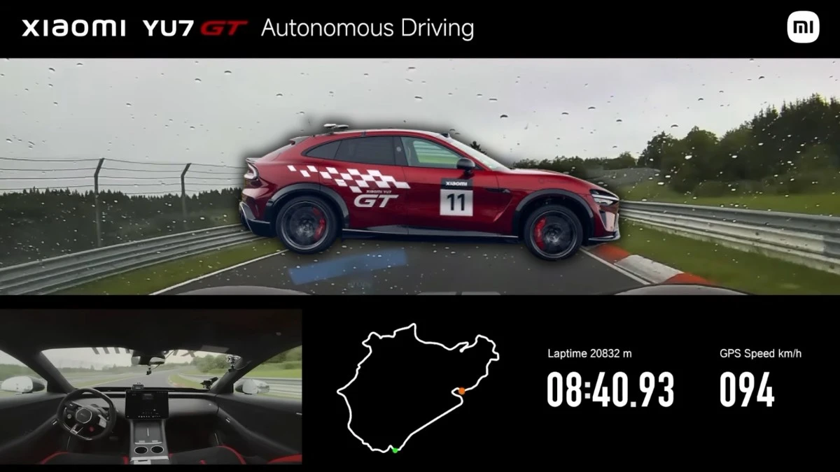 Xiaomi YU7 GT przejechał Nürburgring bez kierowcy. Pewnie szybciej, niż zrobiłbyś to sam [WIDEO]