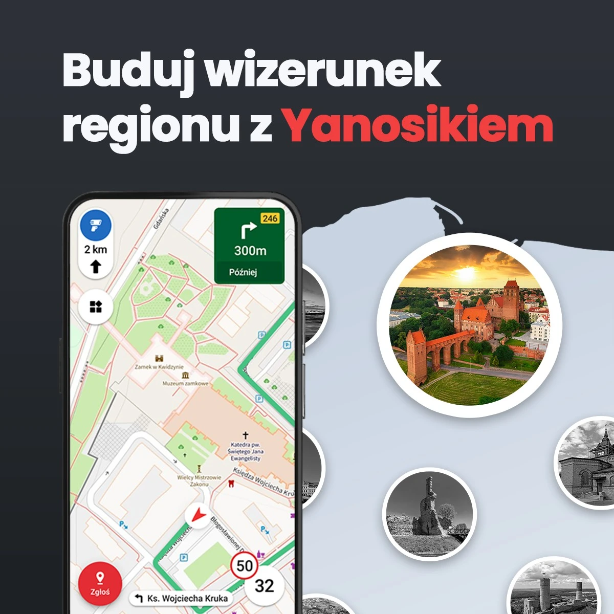 Nowość w Yanosik turystyka regionu