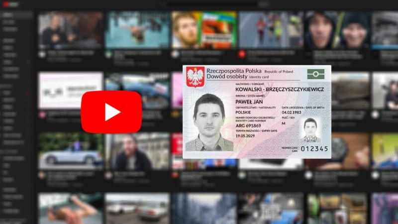 Chcesz oglądać YouTube? Pokaż dowód osobisty. Nowe zasady Google