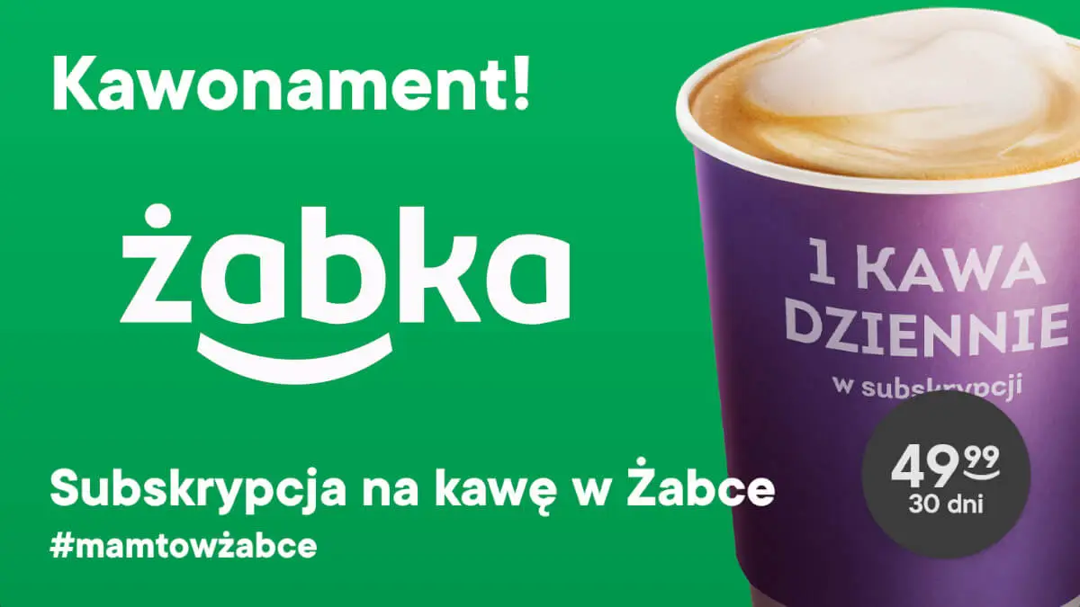 Takiej subskrypcji się nie spodziewaliście. Żabka z abonamentem na kawę i muffina