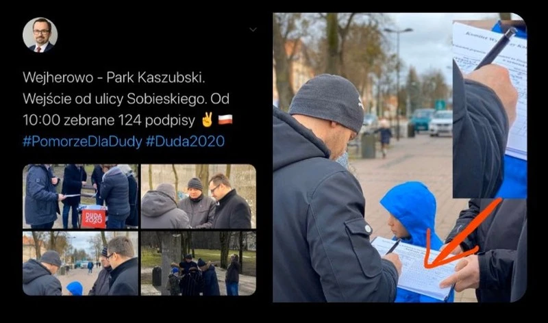 Polacy podpisują wyborcze listy poparcia, a ich dane lądują w Internecie