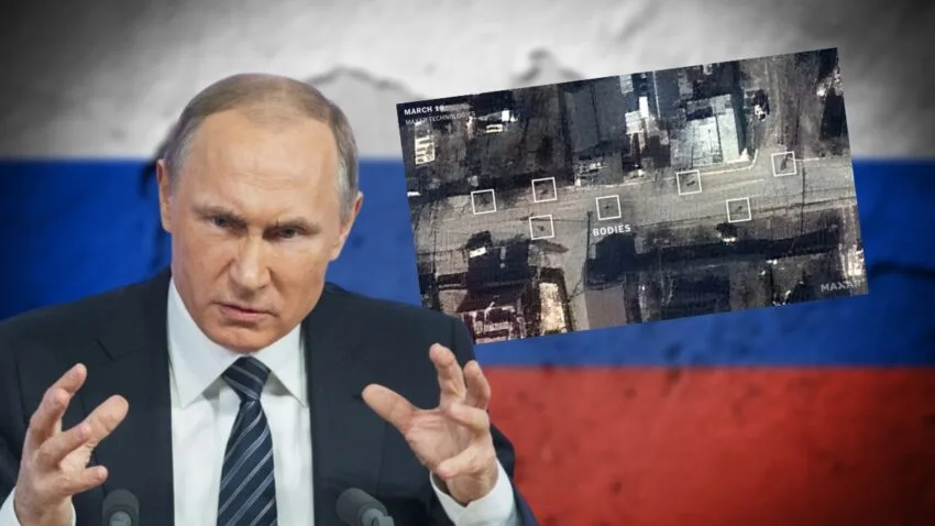 Zdjęcia satelitarne zdemaskowały rosyjską propagandę